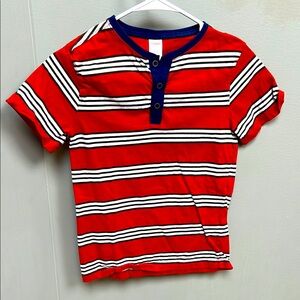 Red Striped Kids Shirt